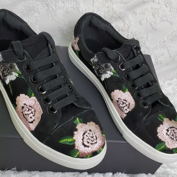 New Rebecca minkoff Bleecker floral embroidered sneakers size 7 - Picture 4 of 7